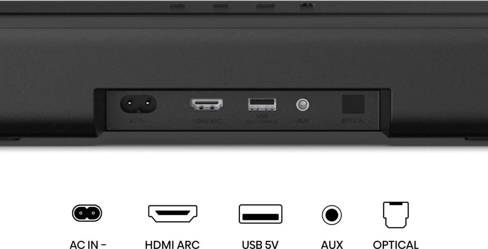 Image 1 for Hisense HS1000 2.1 Channel Soundbar 120W