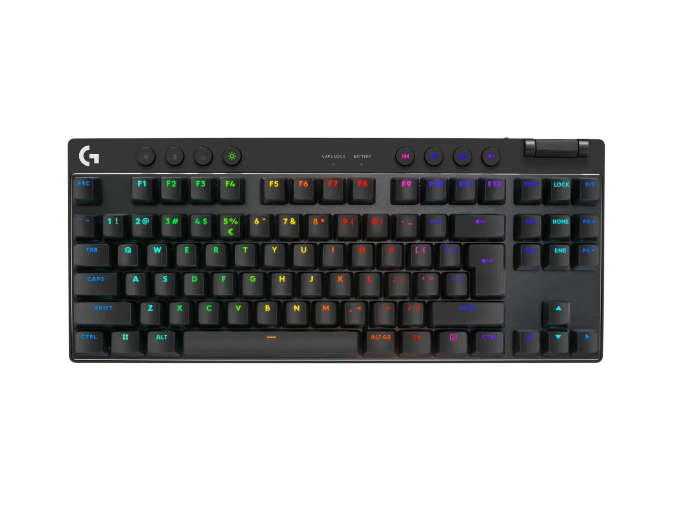 Image 1 for Logitech G PRO X TKL LIGHTSPEED Wireless Gaming Keyboard - Black