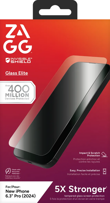 Image 1 for InvisibleShield Glass Elite Apple iP16 ProScreen
