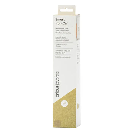 Image 1 for Cricut Smart Iron-On Joy Xtra 24.1x48cm - Prismatic Glitter Gold