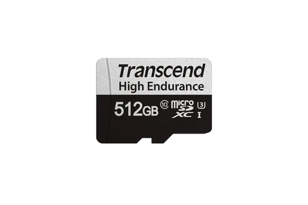 Image 1 for Transcend 512GB High Endurance Micro SD Card