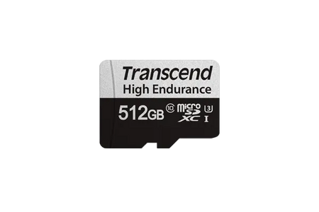 Image 1 for Transcend 512GB High Endurance Micro SD Card