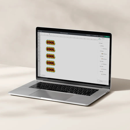 Image 1 for Cricut Printable Vinyl - White 21x29.7cm, 12 Sheets