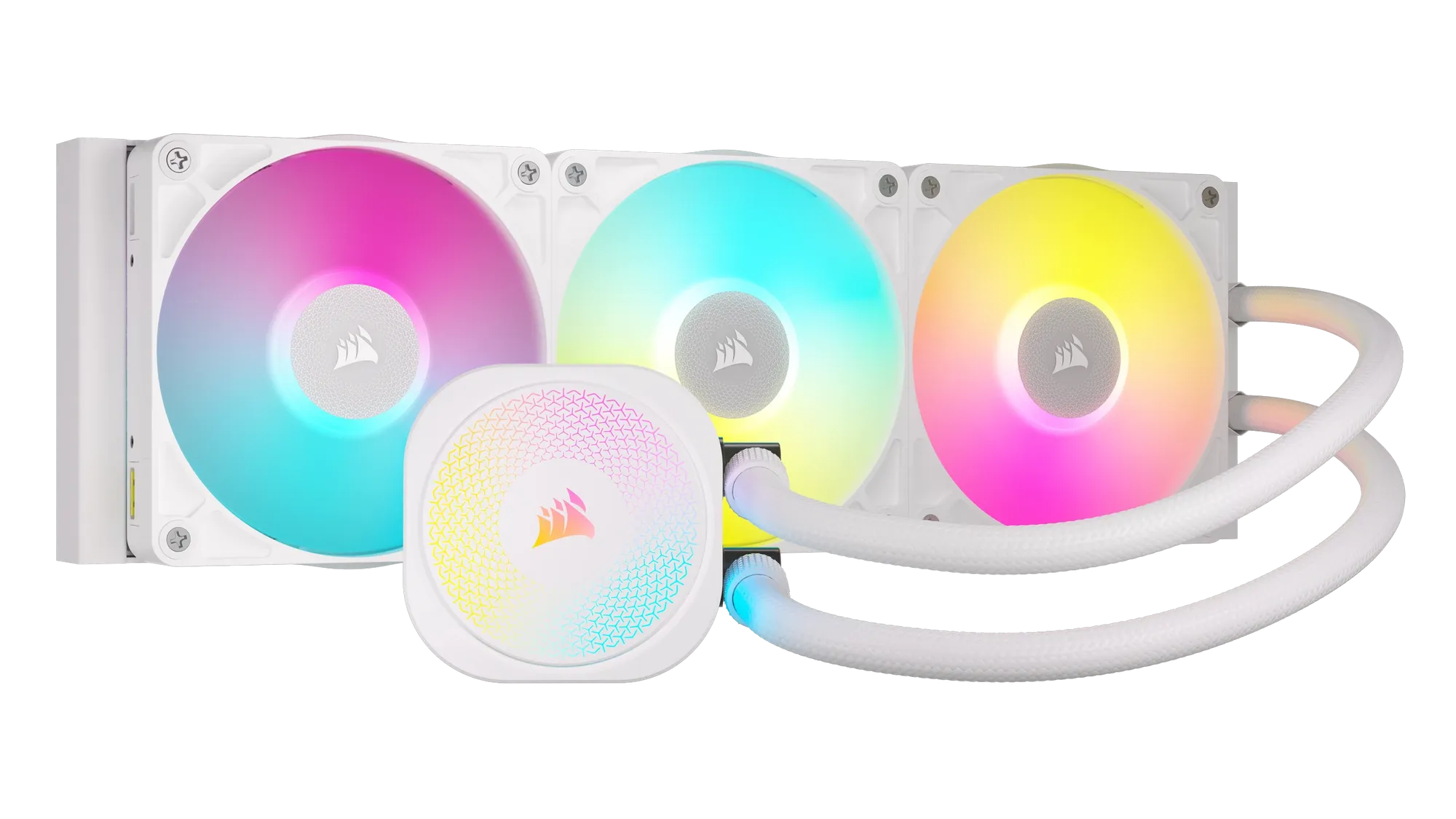 Image 1 for Corsair iCUE LINK TITAN 360 RX Liquid CPU Cooler - White