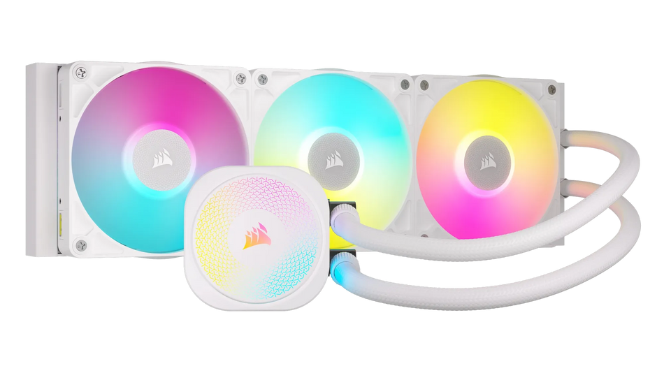 Image 1 for Corsair iCUE LINK TITAN 360 RX Liquid CPU Cooler - White