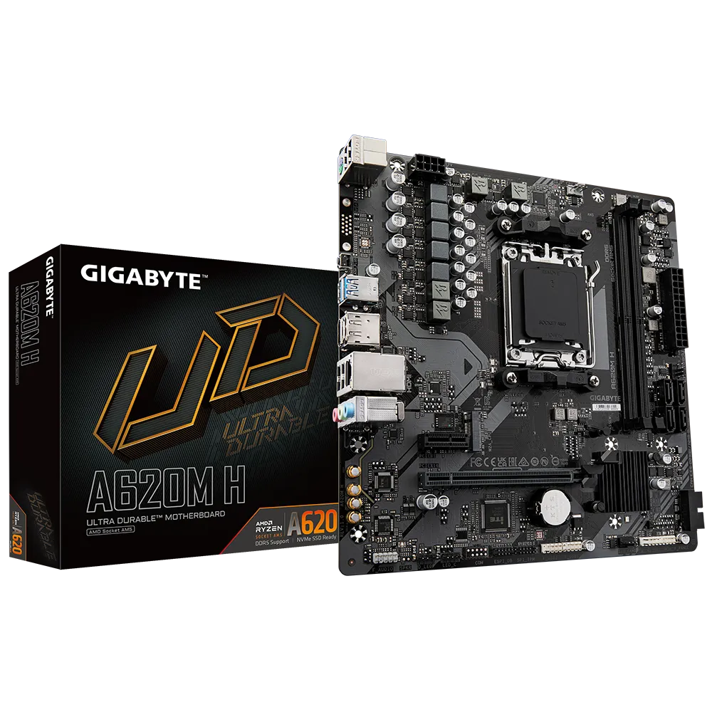 Image 1 for GIGABYTE A620M-H Motherboard for AMD AM5