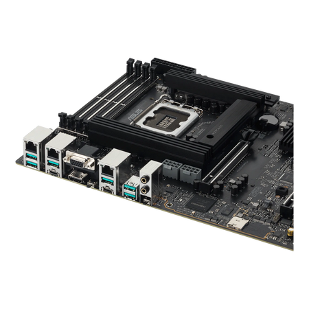 Image 1 for ASUS Motherboard/ATX/LGA1851/4xDIMM/Max.256GB/DDR5/Non-ECC/2xPCIe5x16(x16 or x8)/1xPCIe4x16(x4)/4xM.2/8xSATA/1xHDMI/1xType-C/1xV