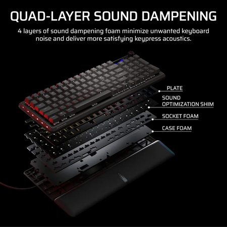 Image 2 for Corsair VANGUARD PRO 96% Hall Effect Gaming Keyboard - MGX Hyperdrive magnetic switches - Black. 