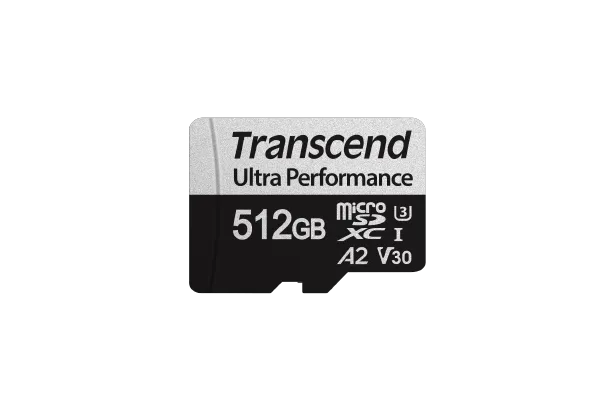 Image 1 for Transcend 512GB MicroSD Card 340S UHS-I