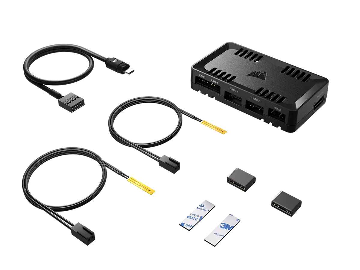Image 1 for Commander Duo Lighting and Fan Controller – ARGB and iCUE LINK Hybrid