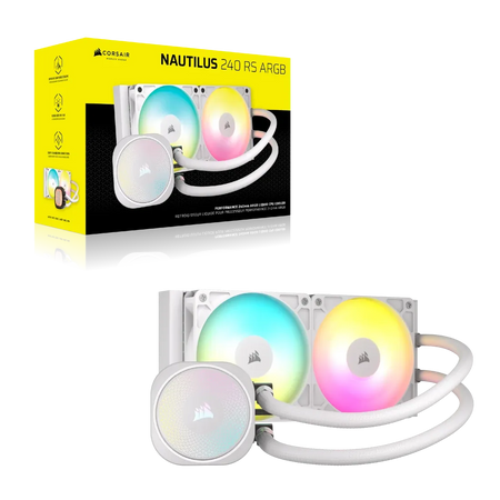 Image 2 for Corsair Nautilus 240 ARGB White CPU Cooler