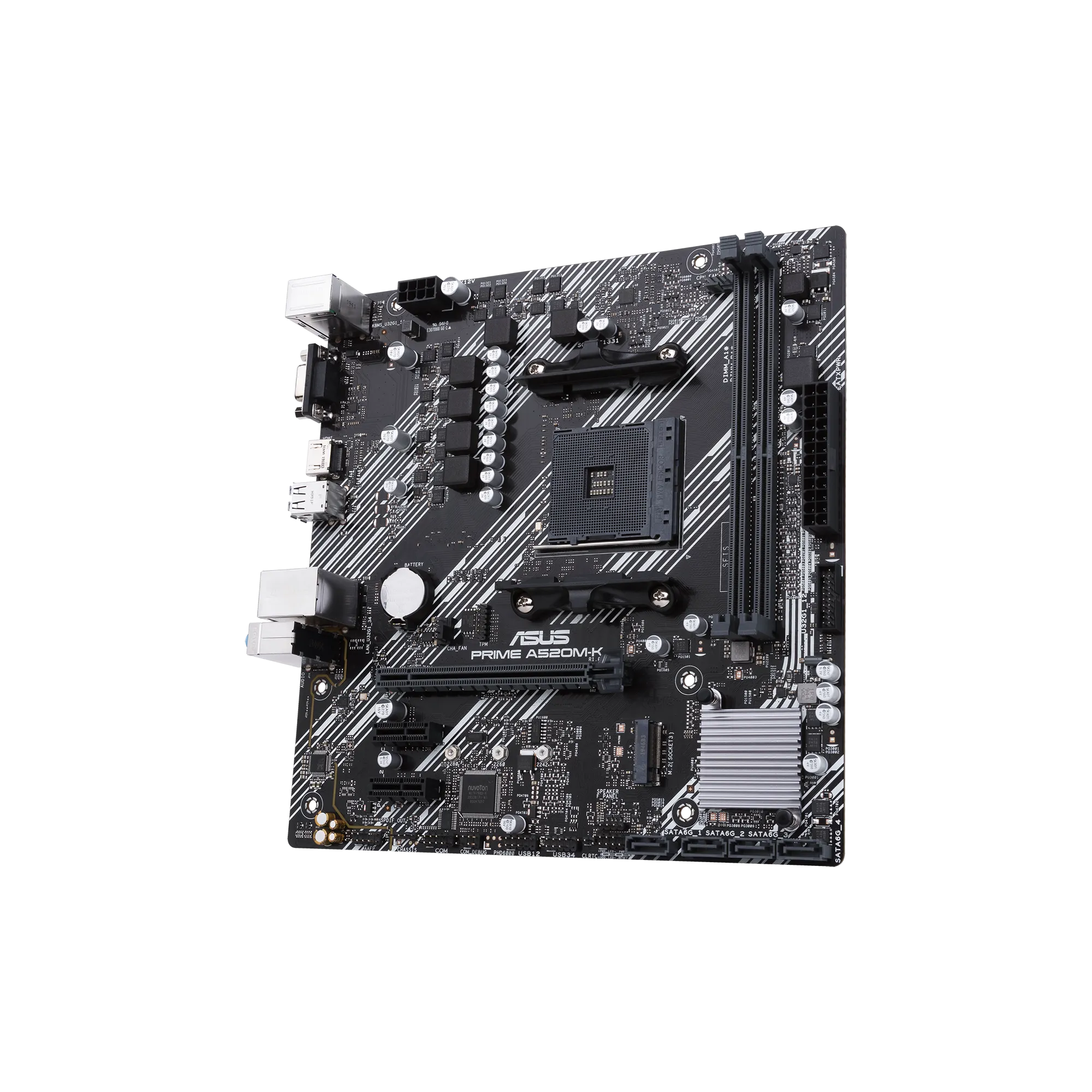 Image 2 for ASUS Prime A520M-K Micro-ATX Motherboard