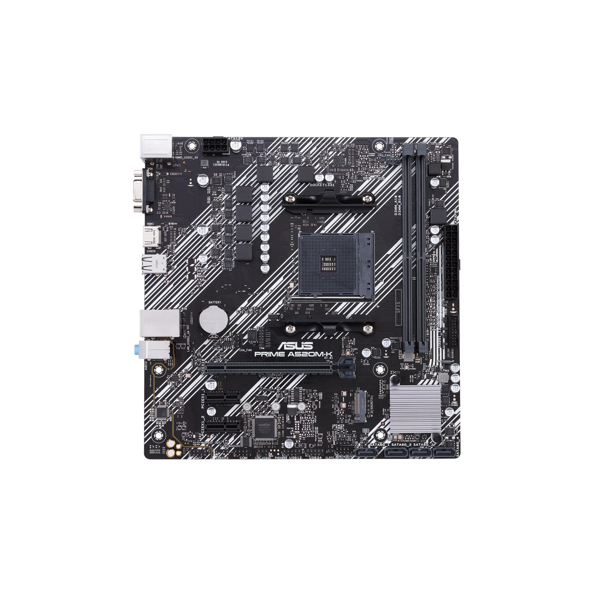 Image 7 for ASUS Prime A520M-K Micro-ATX Motherboard