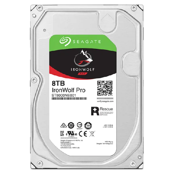 Image 1 for Seagate IronWolf Pro ST8000NT001 8TB 3.5" NAS HDD - 7200 RPM