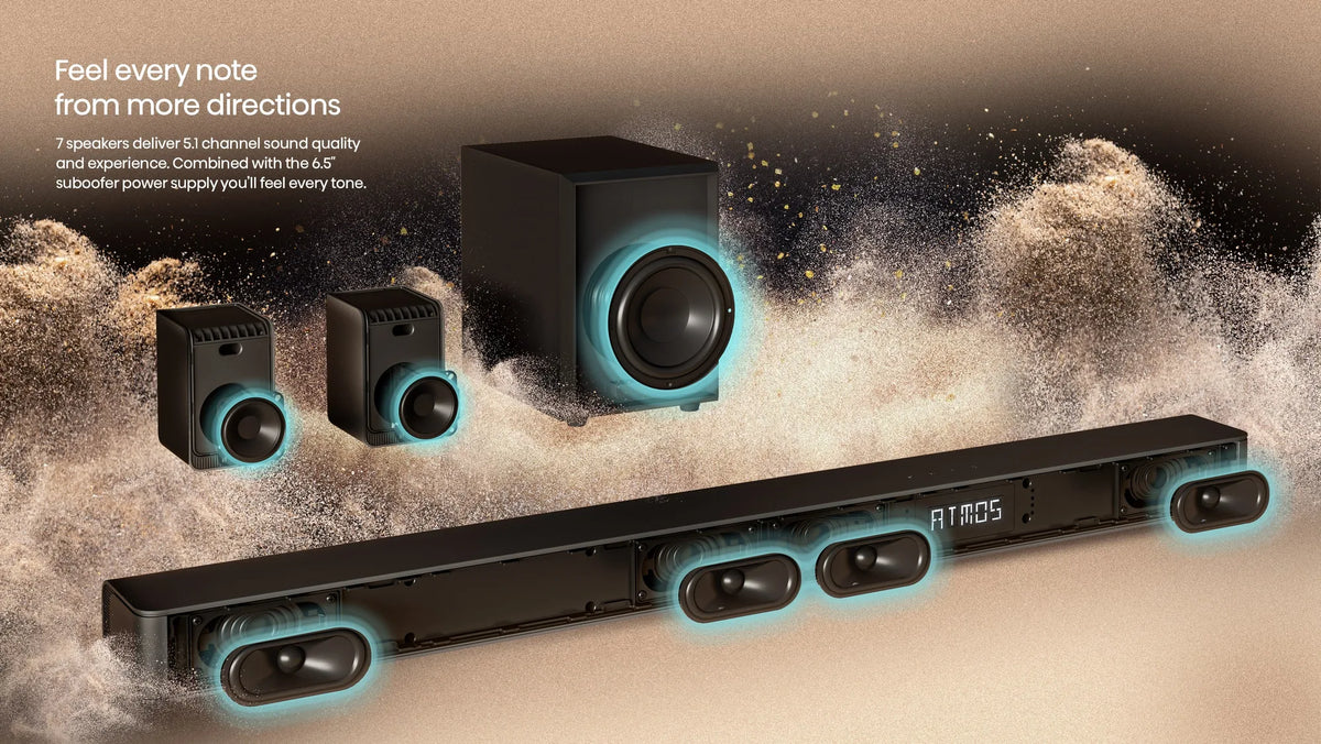 Image 3 for Hisense AX5100G 5.1 Channel Soundbar System