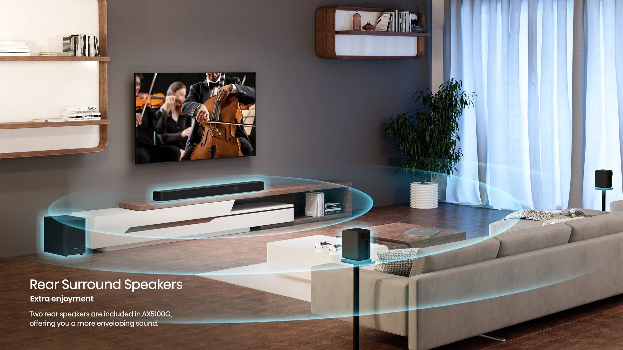Image 9 for Hisense AX5100G 5.1 Channel Soundbar System