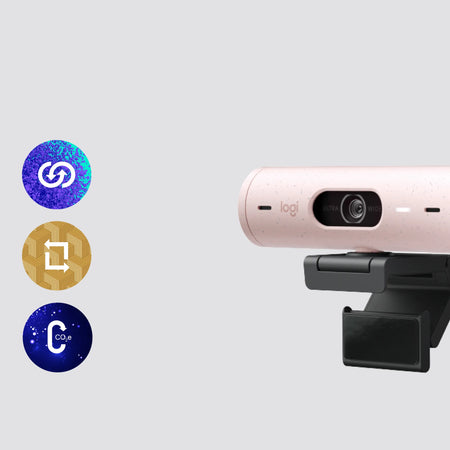 Image 2 for Logitech Brio 500 Full HD Webcam - Rose