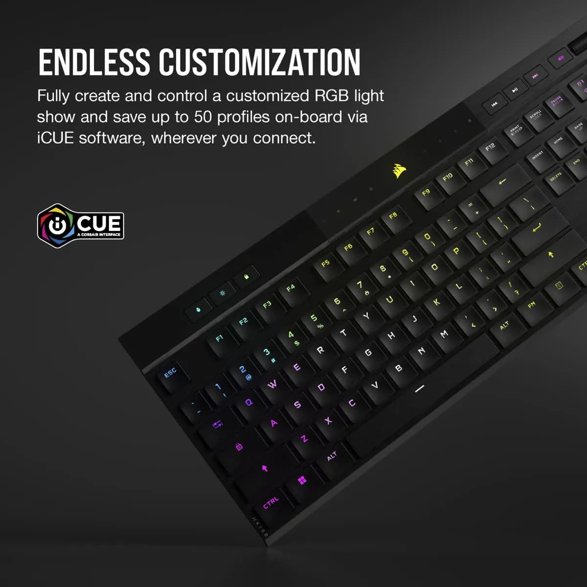 Image 13 for Corsair K100 AIR Wireless RGB Mechanical Keyboard