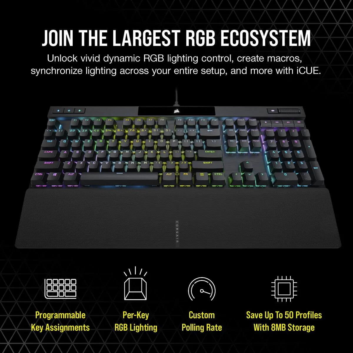 Image 7 for Corsair K70 PRO RGB Optical-Mechanical Gaming Keyboard