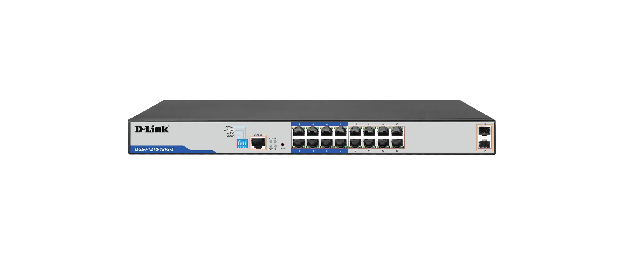 Image 1 for D-Link 18-Port PoE Smart Switch