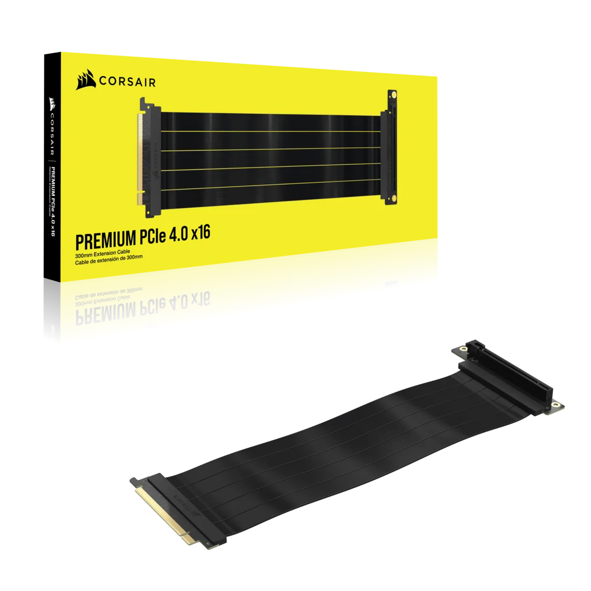 Image 4 for Corsair Premium PCIe 4.0 x16 Extension Cable - 300mm