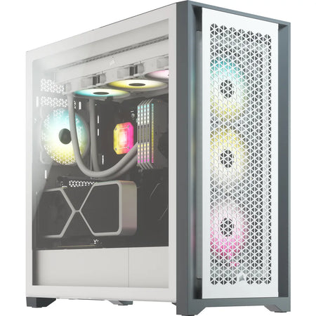 Image 3 for Corsair 5000D RGB Airflow White Mid-Tower Case