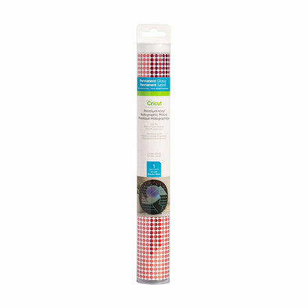 Image 2 for Cricut Premium Vinyl - Mosaic Holo Cherry Circles 30.5cm x 122cm