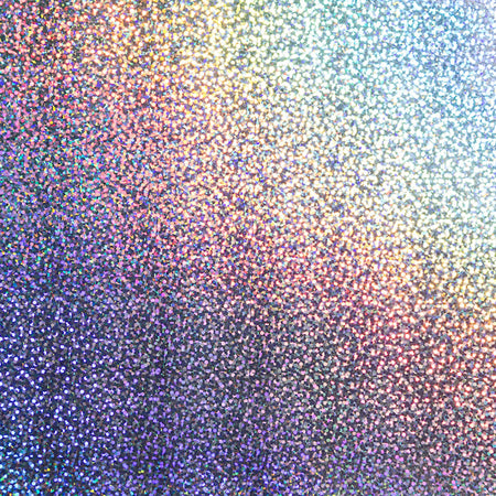 Image 1 for Cricut Premium Holographic Sparkle Vinyl - Silver