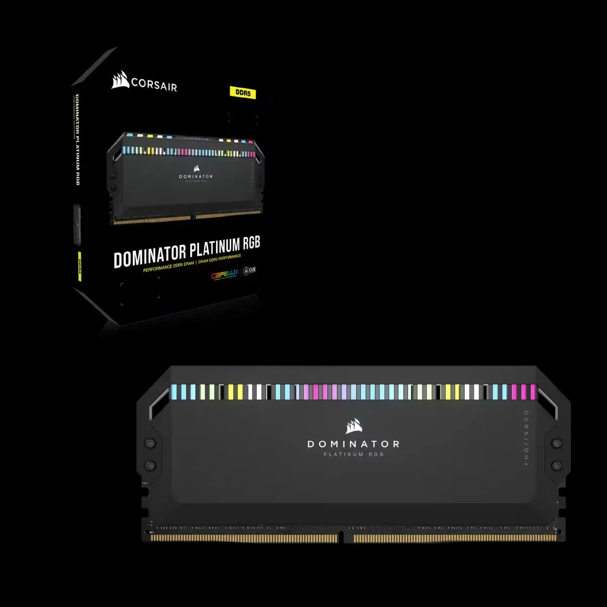 Image 1 for Corsair DOMINATOR RGB 32GB DDR5 6400MHz Black