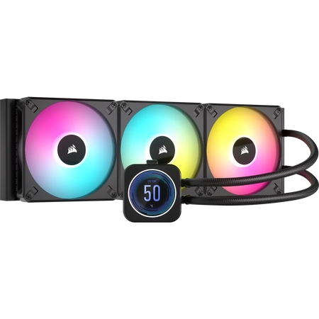 Image 3 for Corsair iCUE H170i ELITE LCD XT 420mm Liquid CPU Cooler