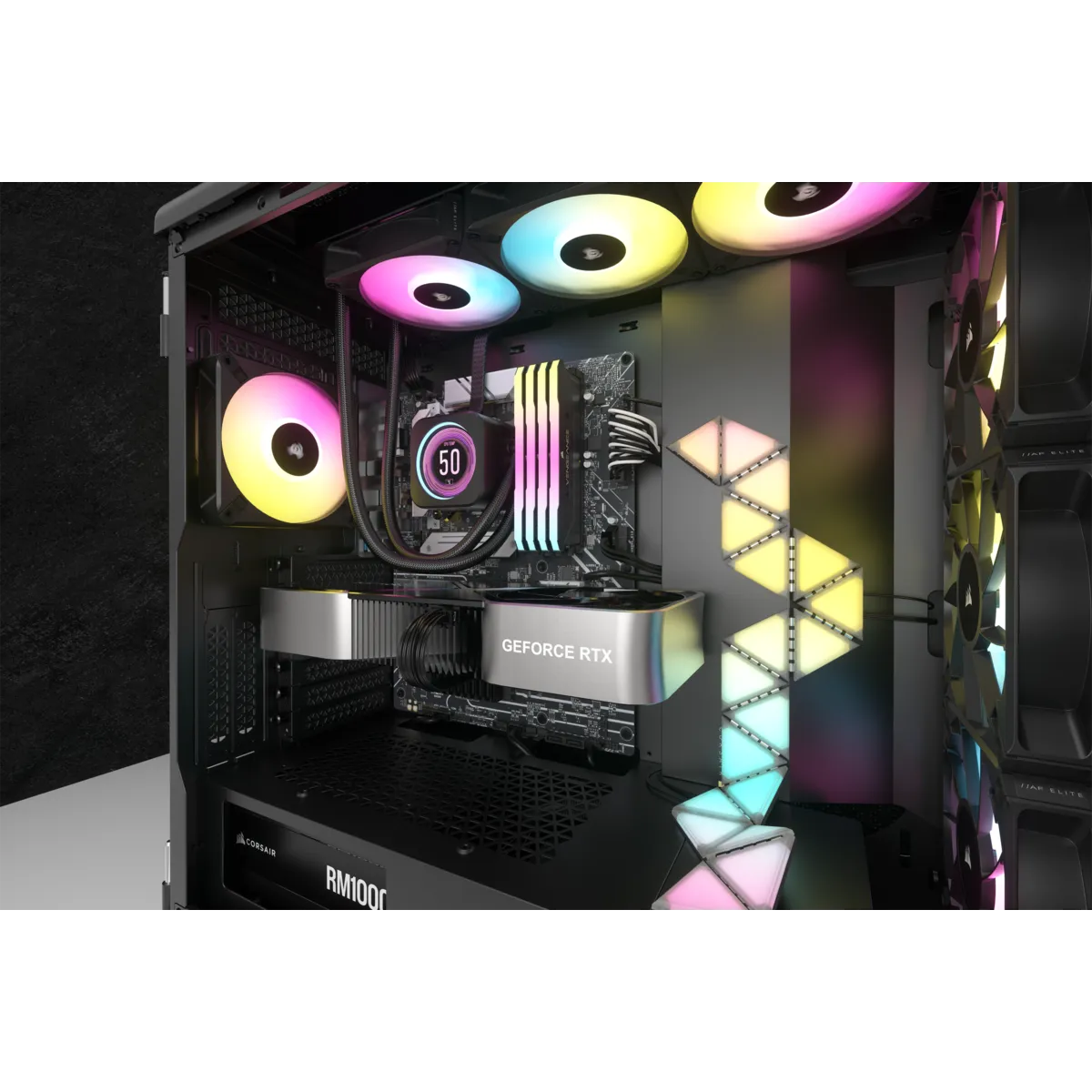 Image 1 for Corsair iCUE H150i ELITE LCD XT 360mm CPU Cooler