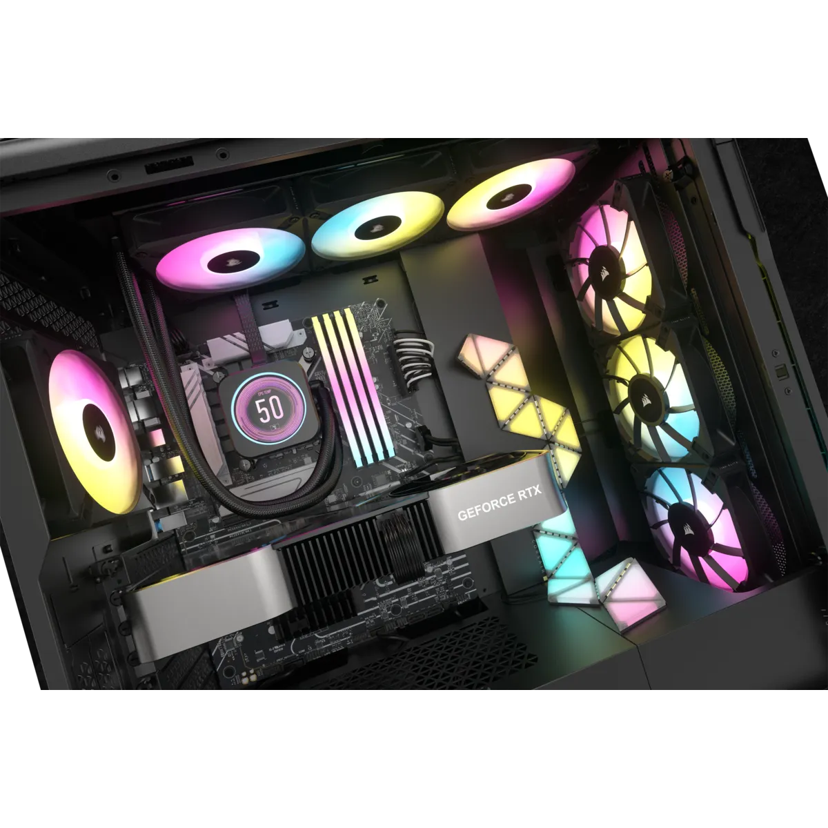 Image 4 for Corsair iCUE H150i ELITE LCD XT 360mm CPU Cooler