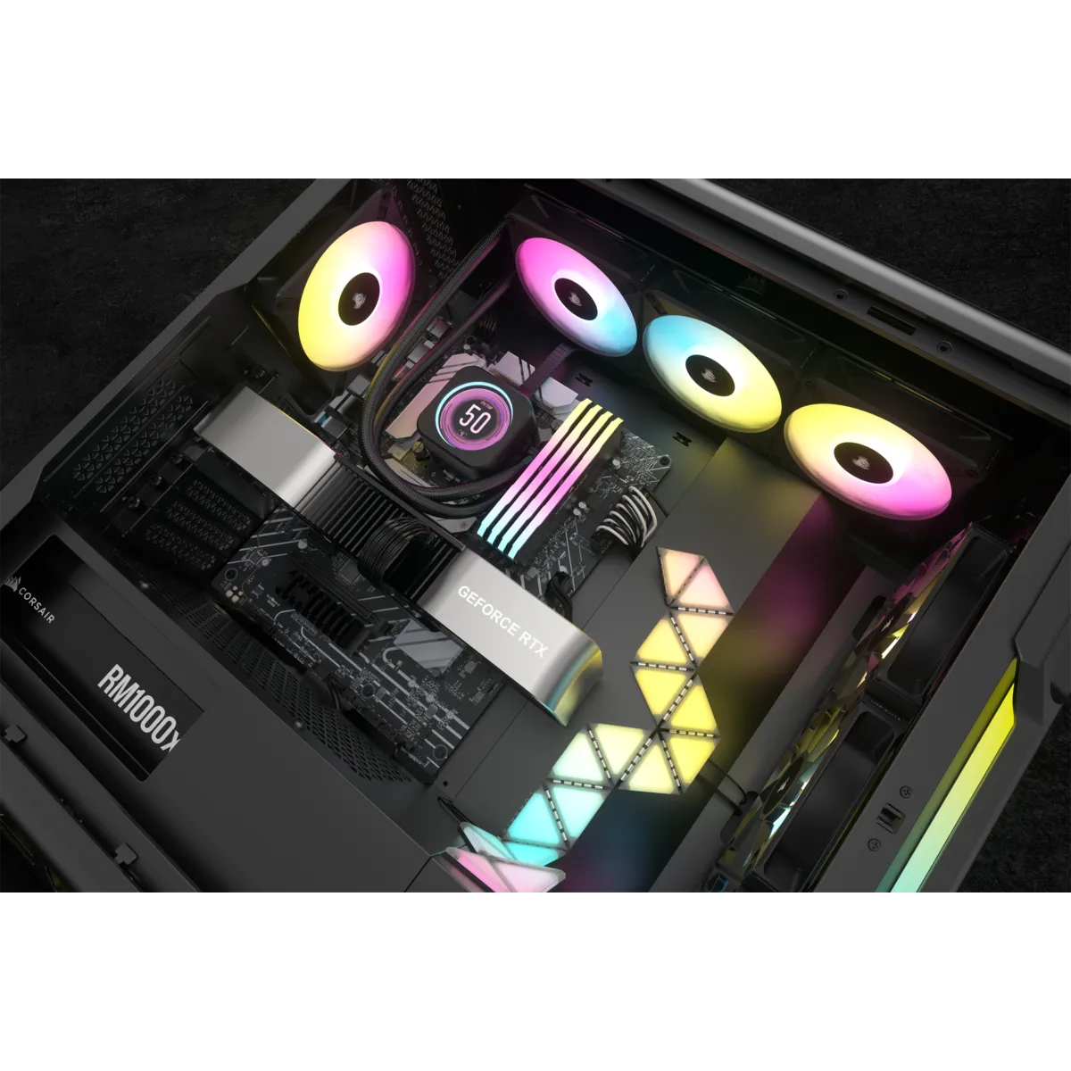 Image 5 for Corsair iCUE H150i ELITE LCD XT 360mm CPU Cooler