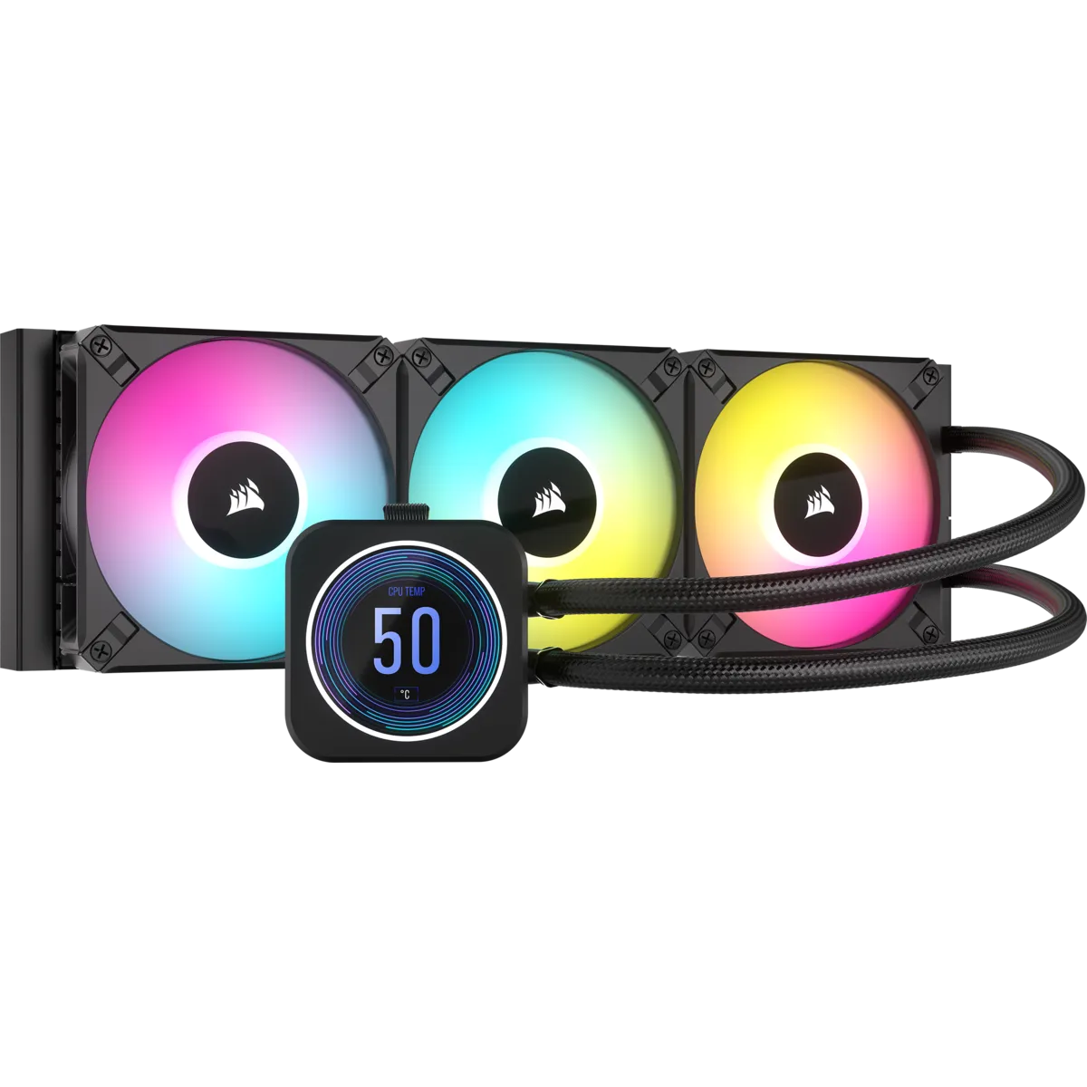 Image 6 for Corsair iCUE H150i ELITE LCD XT 360mm CPU Cooler