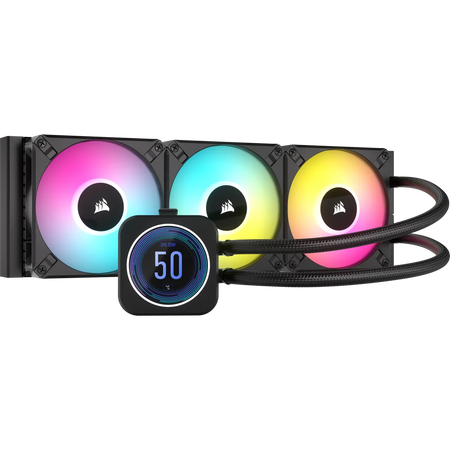 Image 6 for Corsair iCUE H150i ELITE LCD XT 360mm CPU Cooler