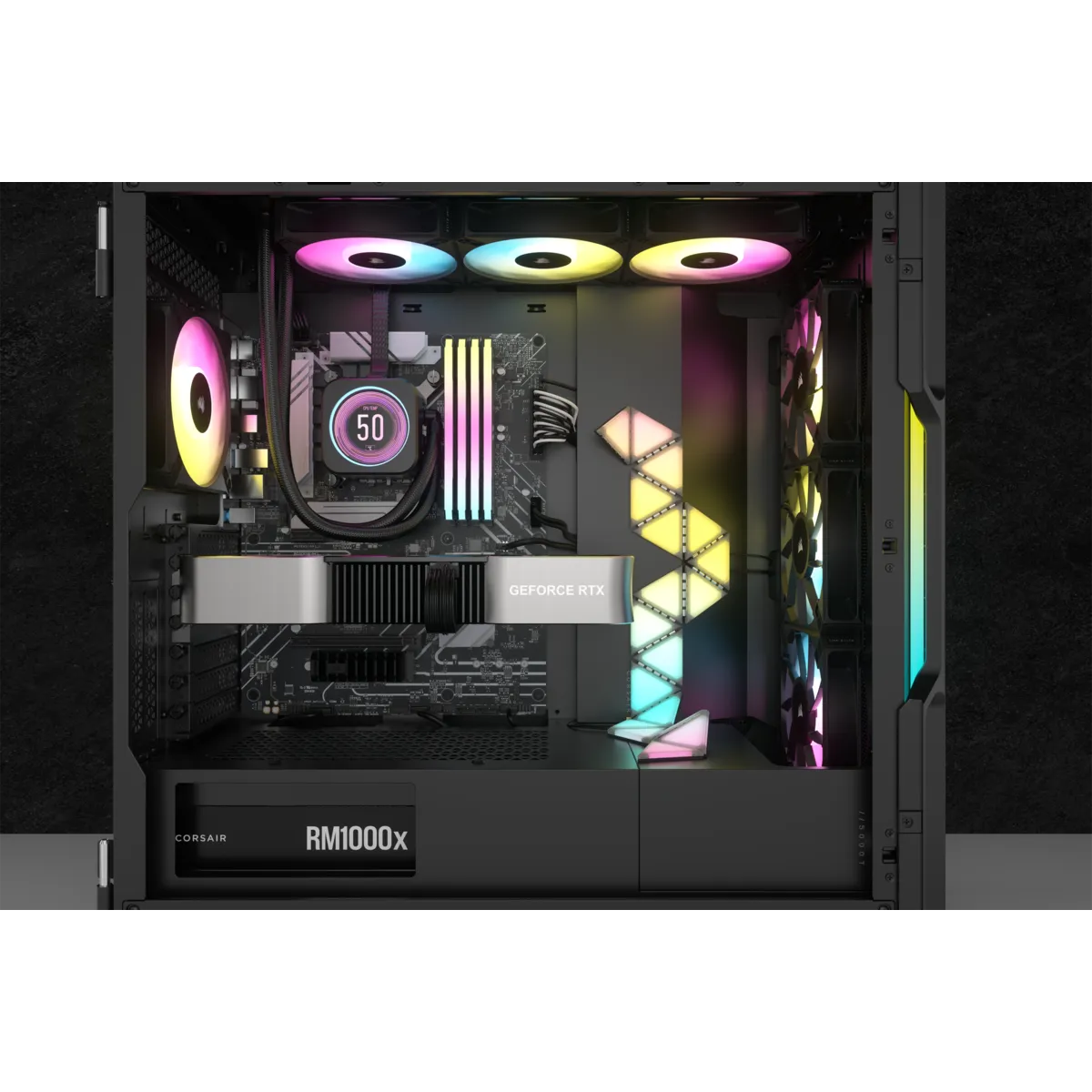 Image 8 for Corsair iCUE H150i ELITE LCD XT 360mm CPU Cooler