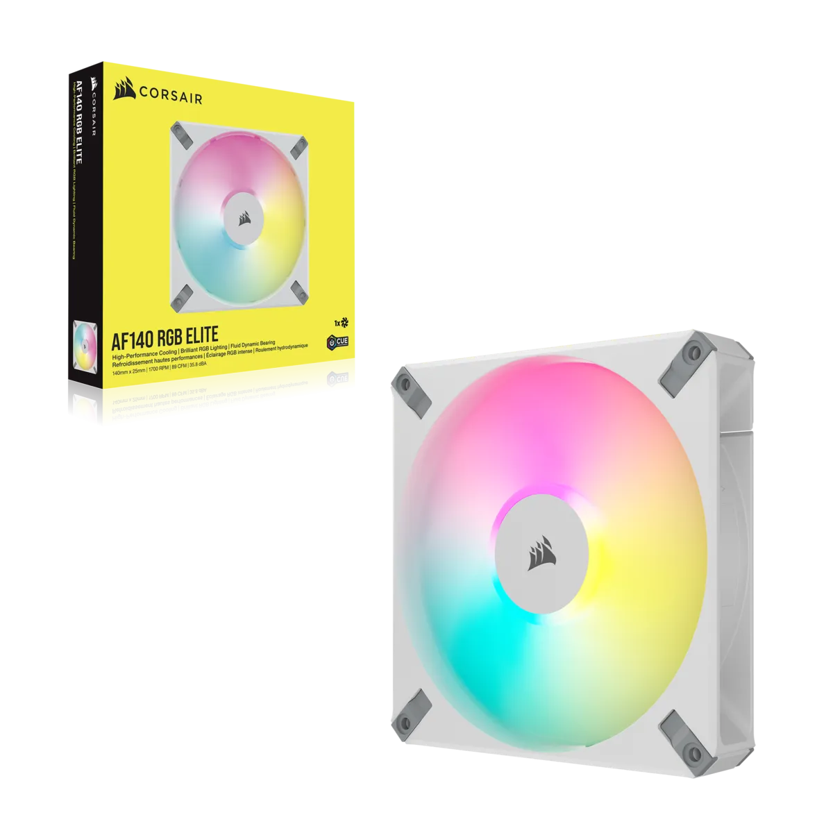 Image 1 for Corsair AF140 RGB ELITE 140mm Fan - Single Pack