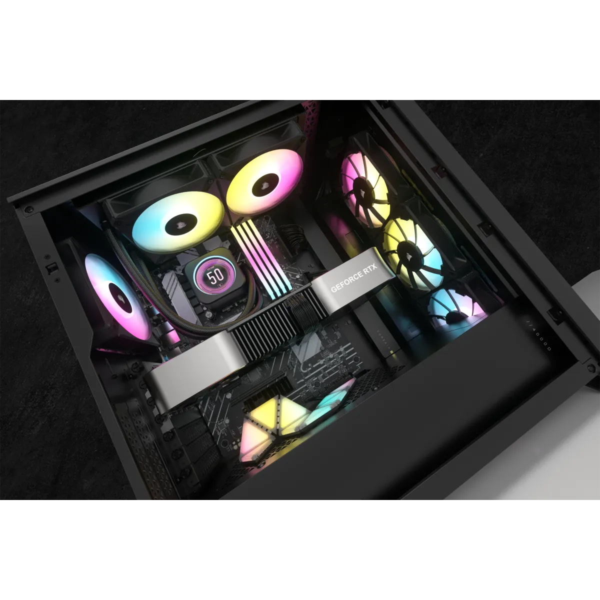 Image 2 for Corsair iCUE H100i ELITE LCD XT 240mm CPU Cooler