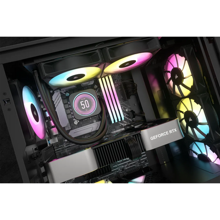 Image 3 for Corsair iCUE H100i ELITE LCD XT 240mm CPU Cooler