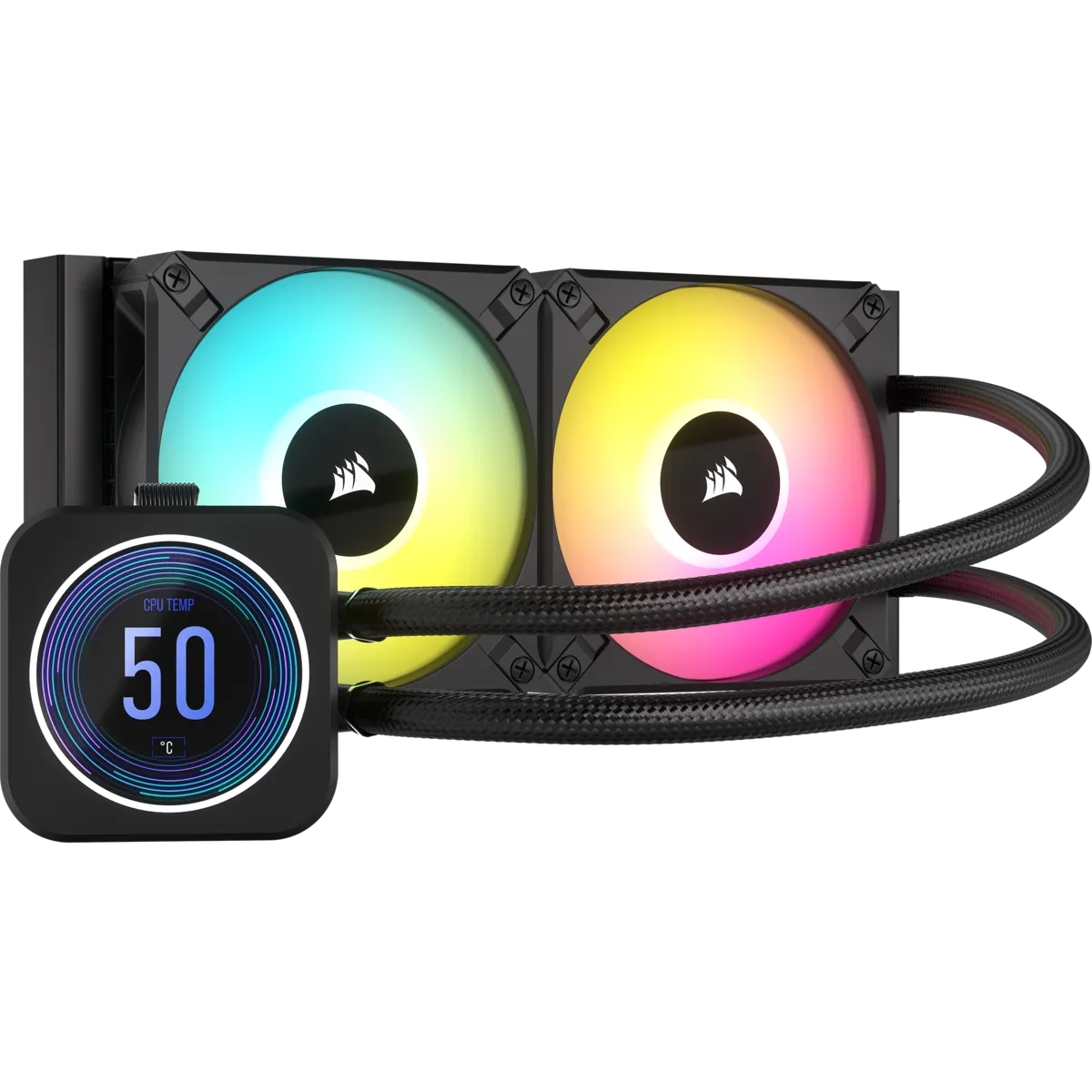 Image 7 for Corsair iCUE H100i ELITE LCD XT 240mm CPU Cooler