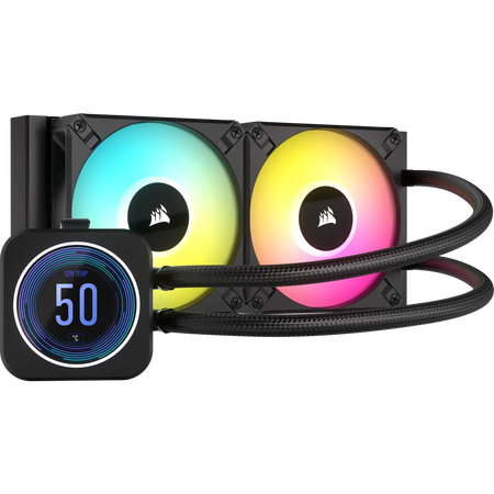 Image 7 for Corsair iCUE H100i ELITE LCD XT 240mm CPU Cooler