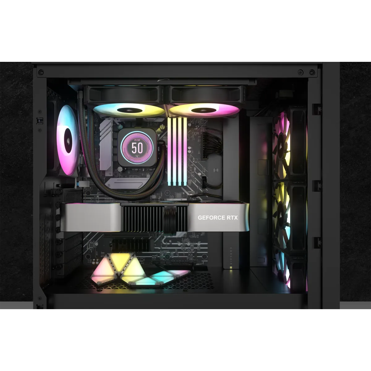 Image 9 for Corsair iCUE H100i ELITE LCD XT 240mm CPU Cooler