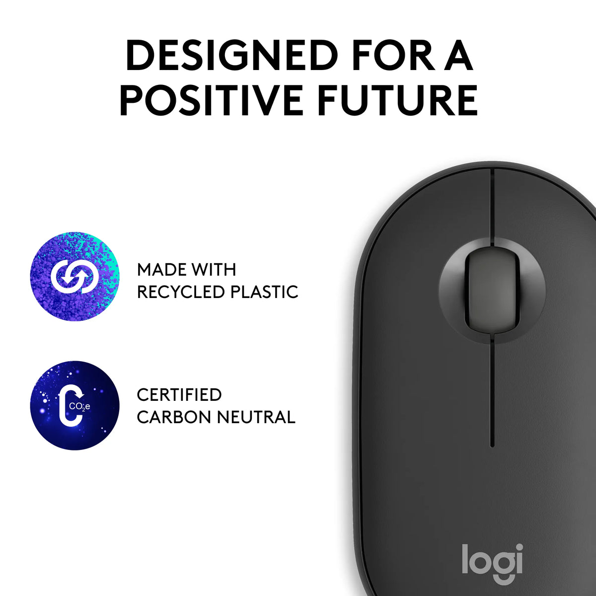 Image 3 for Logitech Pebble Mouse 2 M350s - Tonal Graphite