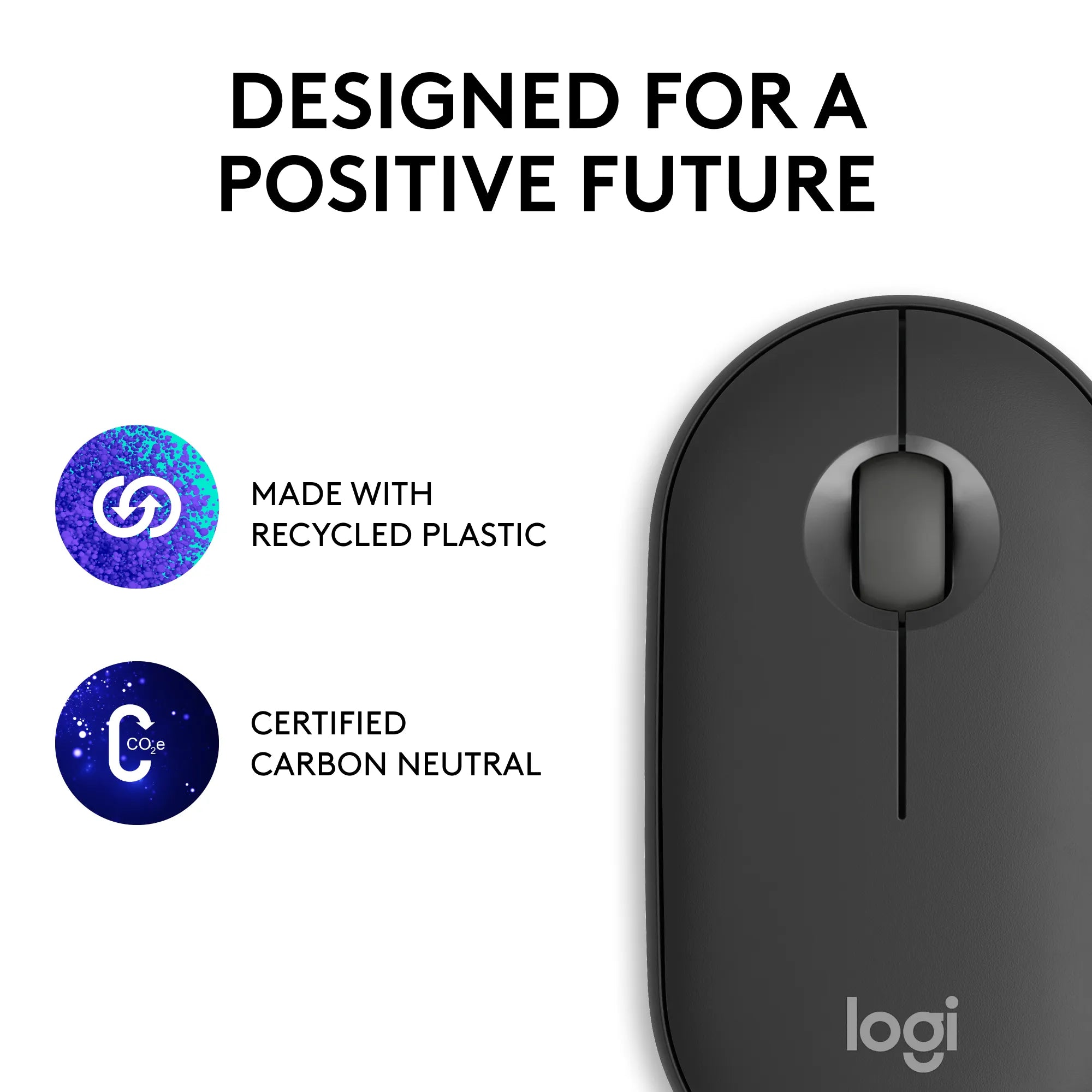 Image 3 for Logitech Pebble Mouse 2 M350s - Tonal Graphite