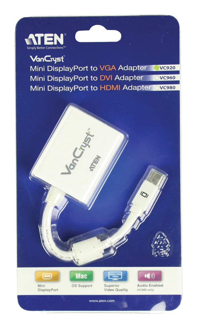 Image 5 for ATEN Mini DisplayPort to VGA Adapter