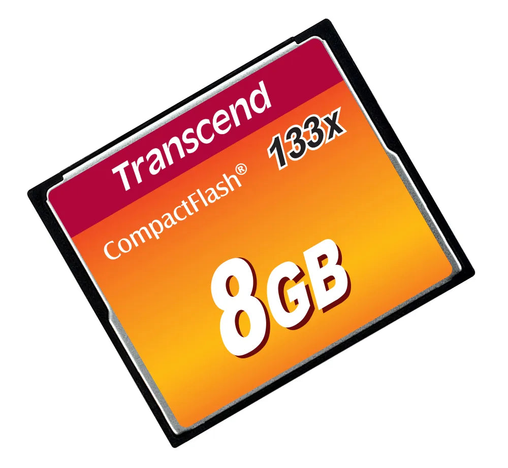 Image 3 for Transcend 8GB CompactFlash 133X Memory Card