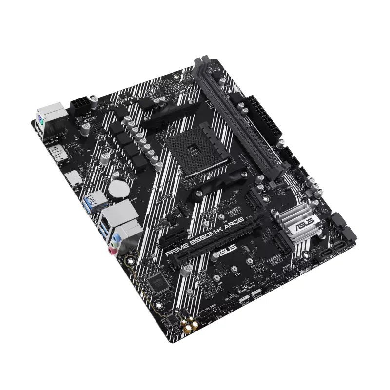 Image 2 for ASUS Prime B550M-K ARGB AM4 Motherboard