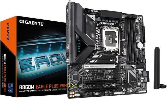Image 1 for GIGABYTE B860M EAGLE Intel LGA 1851 Motherboard with WiFi 6E