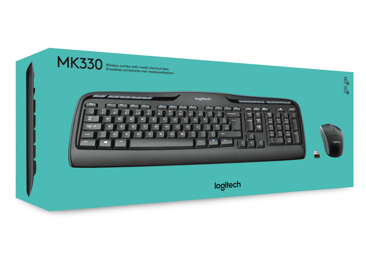 Image 16 for Logitech MK330 Wireless Keyboard and Mouse Combo