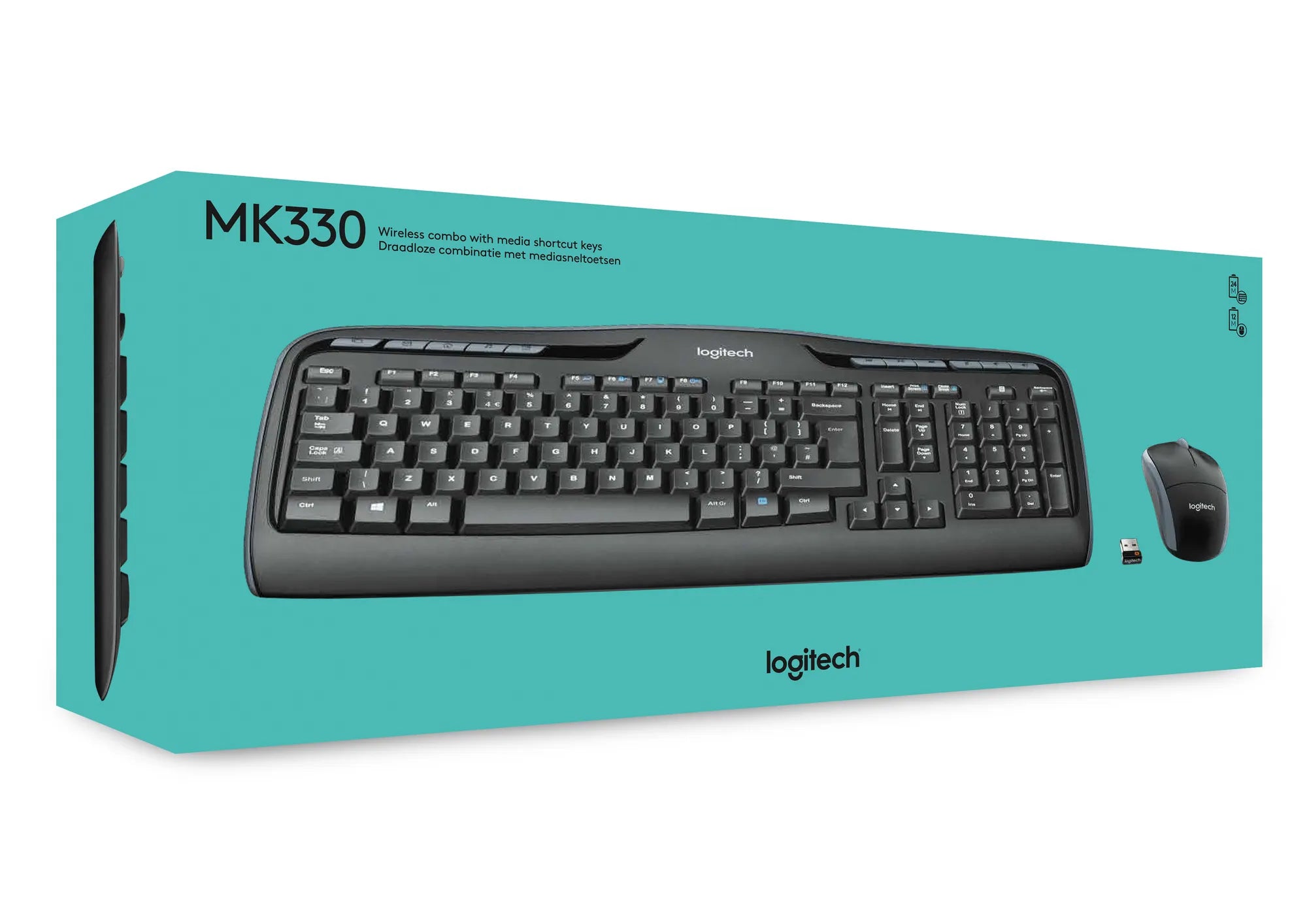 Image 16 for Logitech MK330 Wireless Keyboard and Mouse Combo